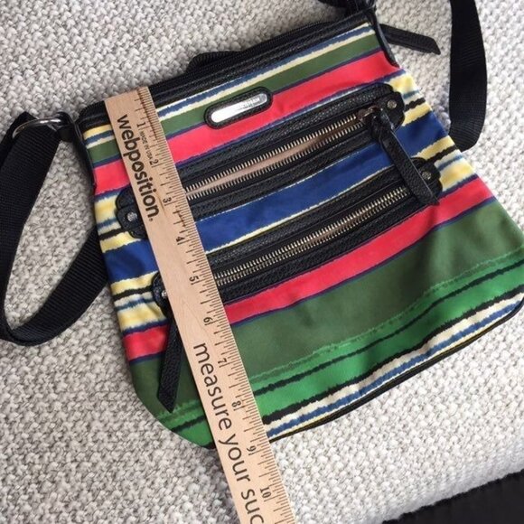 Dana Buchman Crossbody bag in fun stripes - Picture 4 of 8